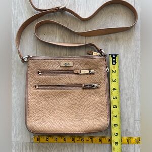 Tan Leather Crossbody Bag
